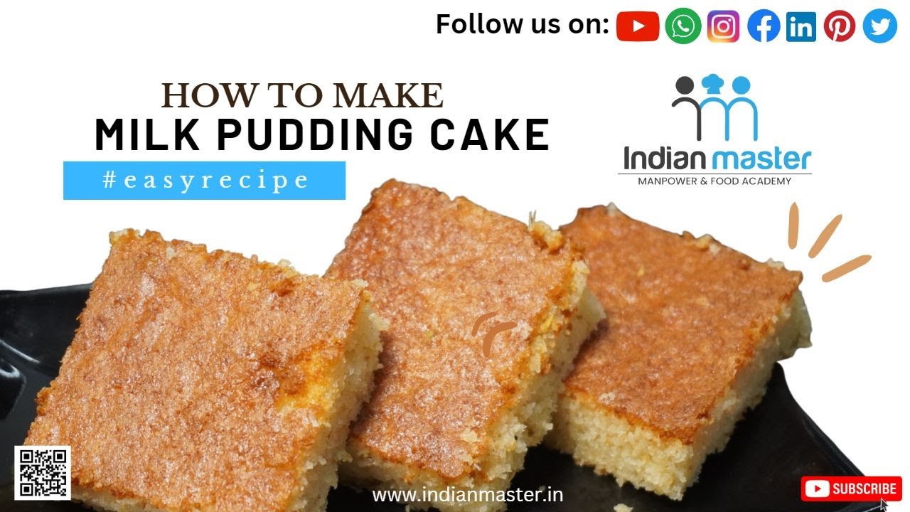 Bakery Style Pudding Cake/milk pudding cake / indianmaster