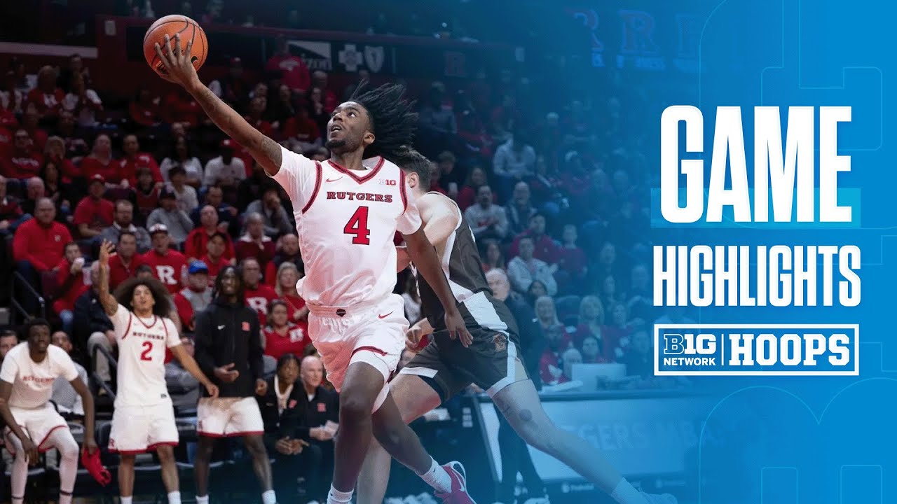 Central Connecticut State vs. Rutgers | Highlights | Big Ten Men's Basketball | 11/21/25