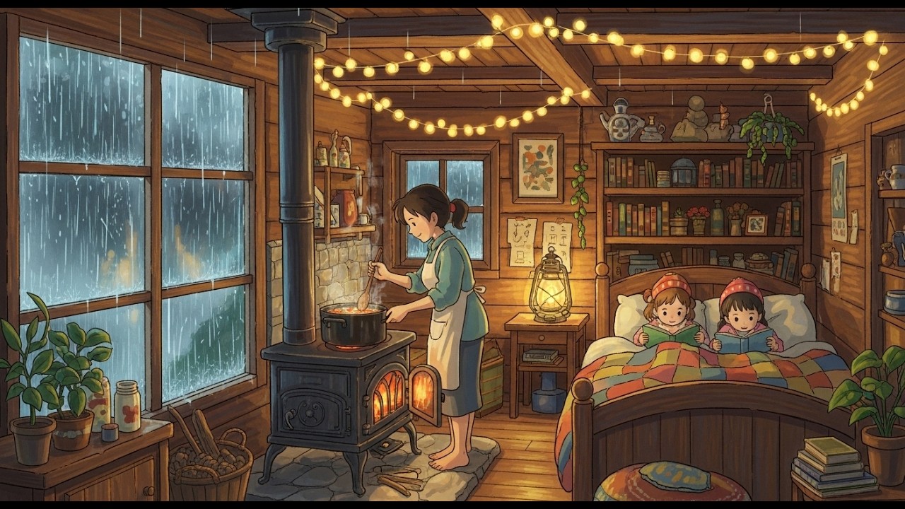 Walking Without a Destination--Ghibli-Style Video
