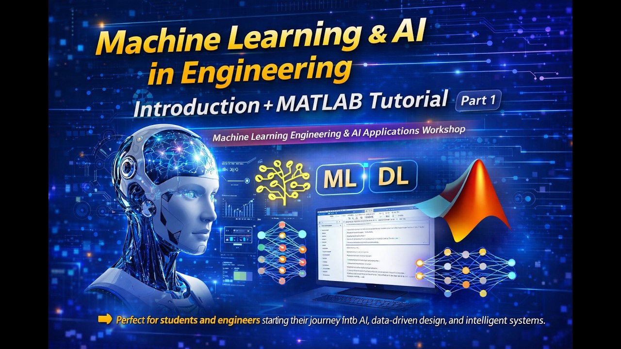 Machine Learning & AI in Engineering: Introduction + MATLAB Tutorial (Part 1)