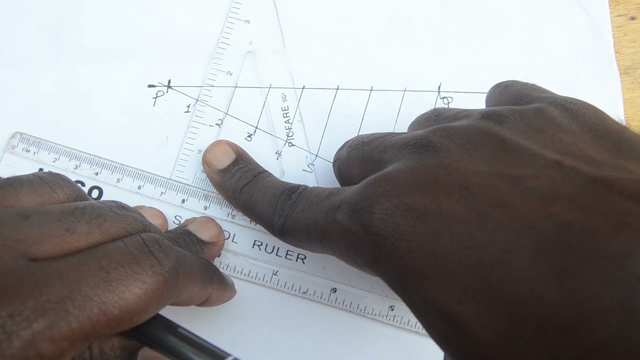Dividing a line into equal Parts