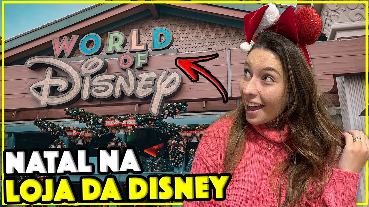 TOUR DE NATAL NA MAIOR LOJA DA DISNEY DO MUNDO - WORLD OF DISNEY DE ORLANDO - SHEIN