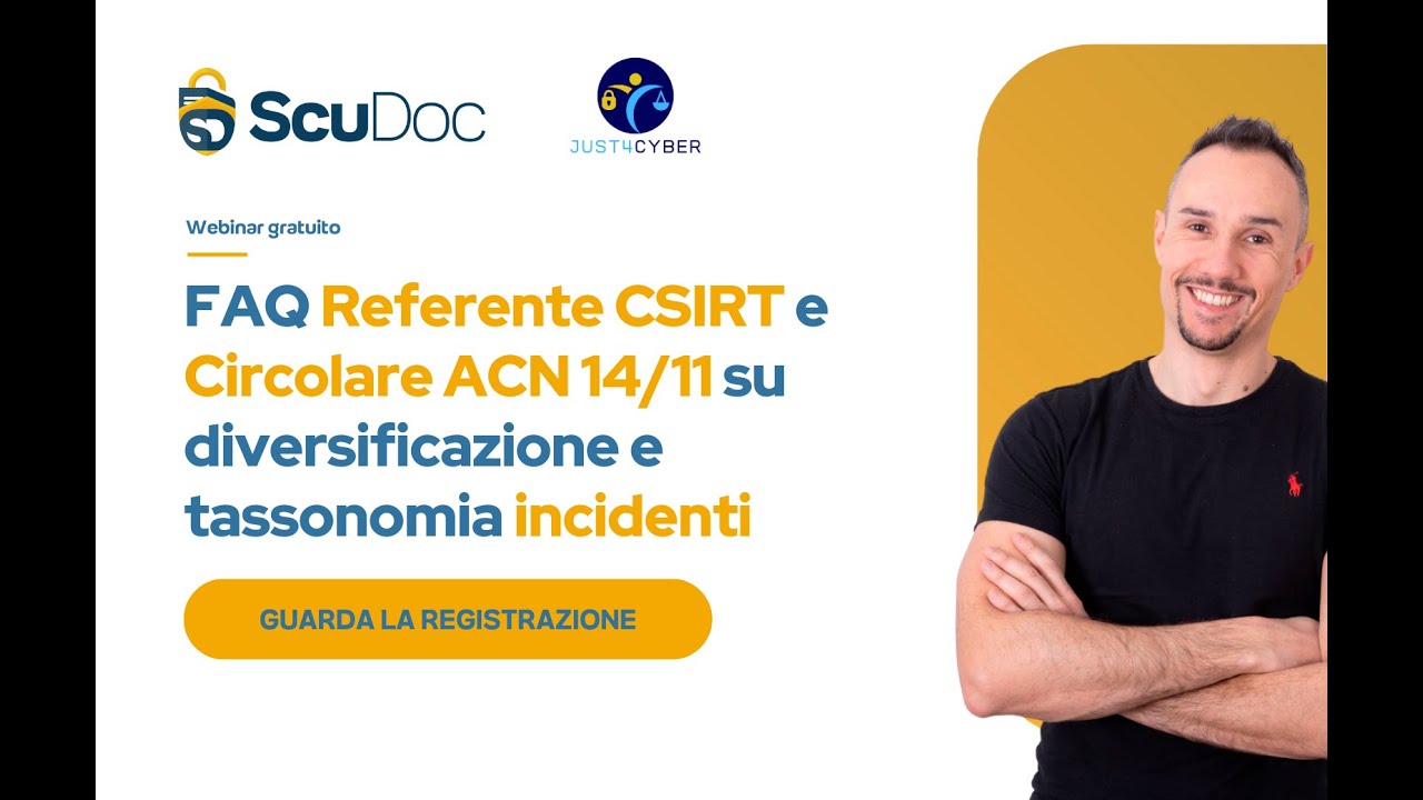 FAQ Referente CSIRT e circolare ACN attuazione art. 29, comma 3, D.Lgs 21/2022 📱