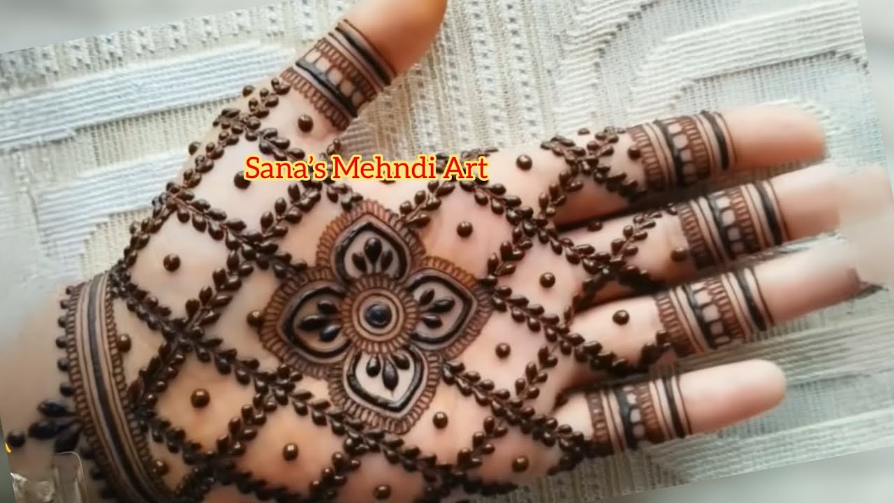 Very beautiful mehndi design for front hand | Easy mehndi| Simple mehndi | Mehndi ka design |Mehndi