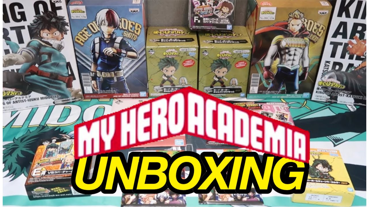 MY HERO ACADEMIA UNBOXING!!!