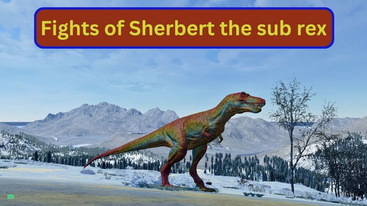 The Isle Legacy l Fights of Sherbert the sub rex l New Dawn Server l FKA New Beginnings