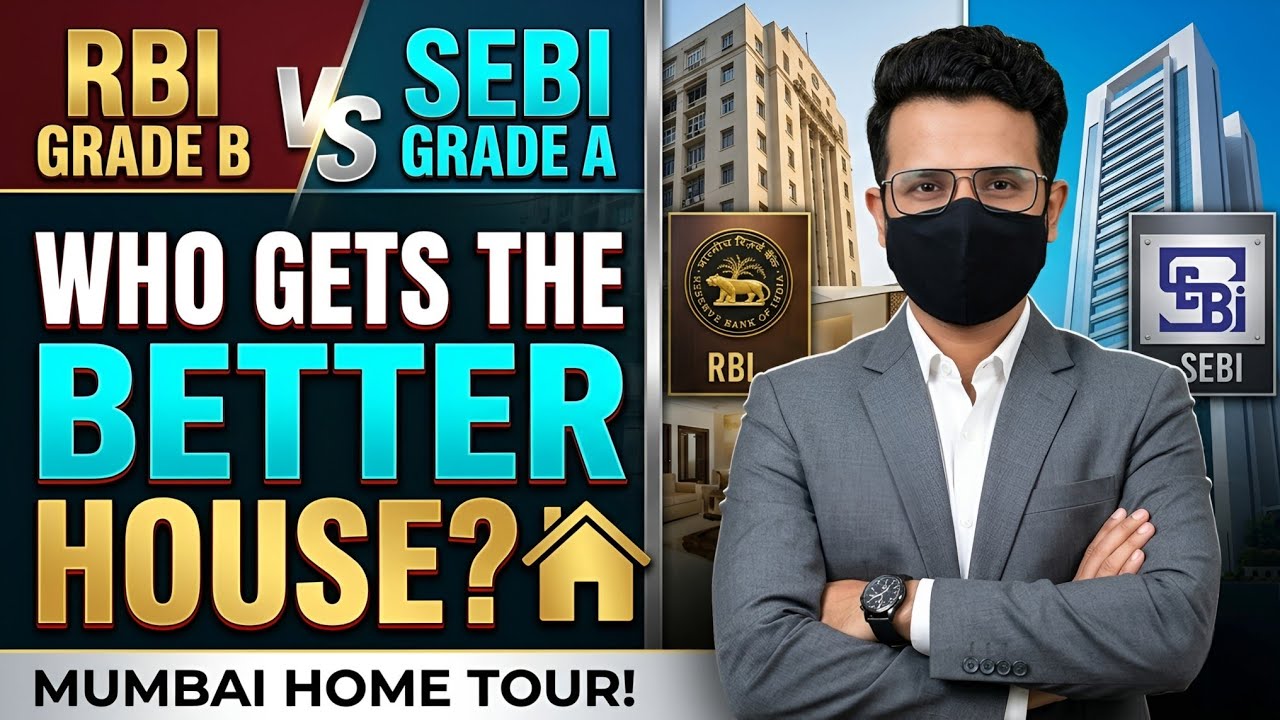 RBI Grade B vs SEBI Grade A: Who Gets the Better House? 🏠 Mumbai Home Tour!