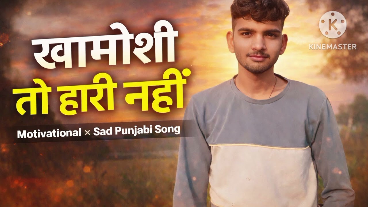 “खामोशी तो हारी नहीं | Motivational × Sad Punjabi Song | संघर्ष और जीत की कहानी”