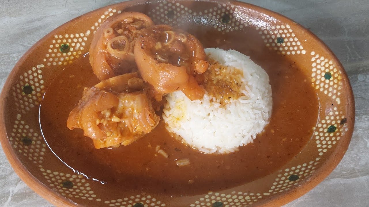 Patitas de cerdo 🐖 en adobo sencillo y rico 