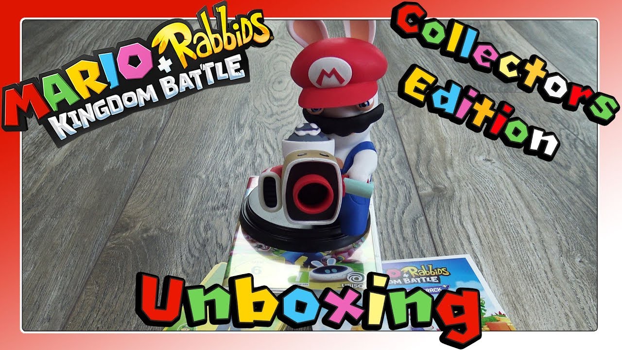 MARIO + RABBIDS KINGDOM BATTLE COLLECTORS EDITION UNBOXING IN 4K