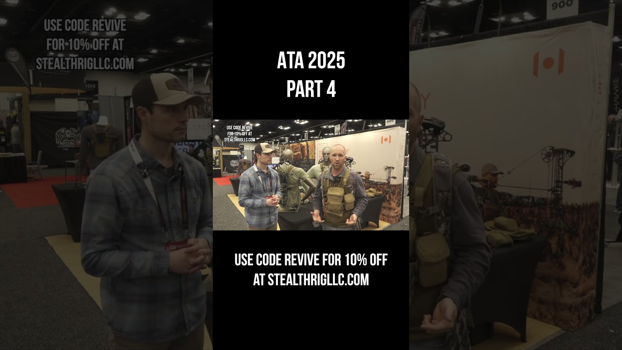ATA SHOW 2025 | THE BEST BINO HARNESS FOR HUNTING AND CARRYING YOUR BOW! | THE STEALTH RIG