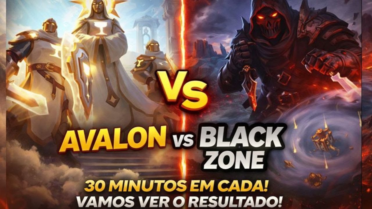 AVALON vs BLACK ZONE: 30 MINUTOS EM CADA! QUAL COMPENSA MAIS? ALBION ONLINE