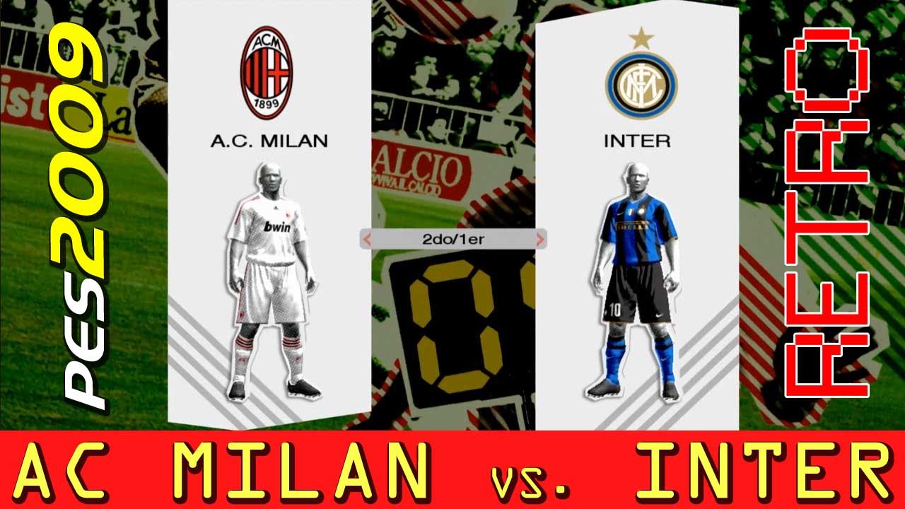 Retro PES 2009: AC Milan vs. Inter