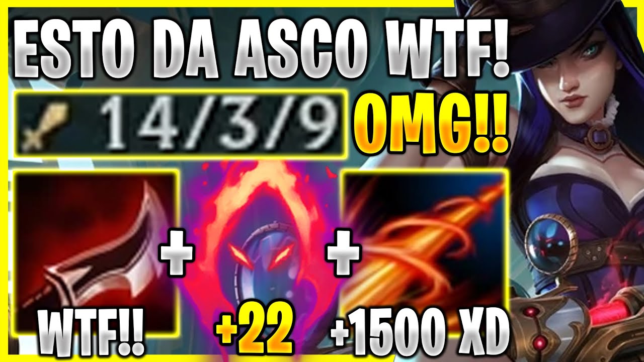 💥¡SE VUELVEN LOCOS AL VER ESTE INCREIBLE ONE SHOT DE 1 HABILIDAD! *CAITLYN LETALIDAD ES VOMITIVO*