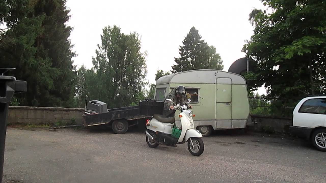 Näin lähti Matias 126 km retkelle.....