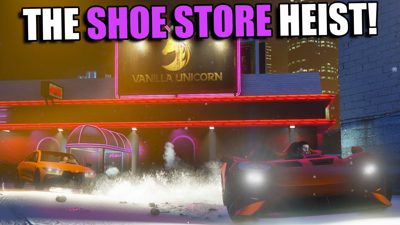 GTA Online The Shoe Store Heist! | My Goofy Mission Creator Job