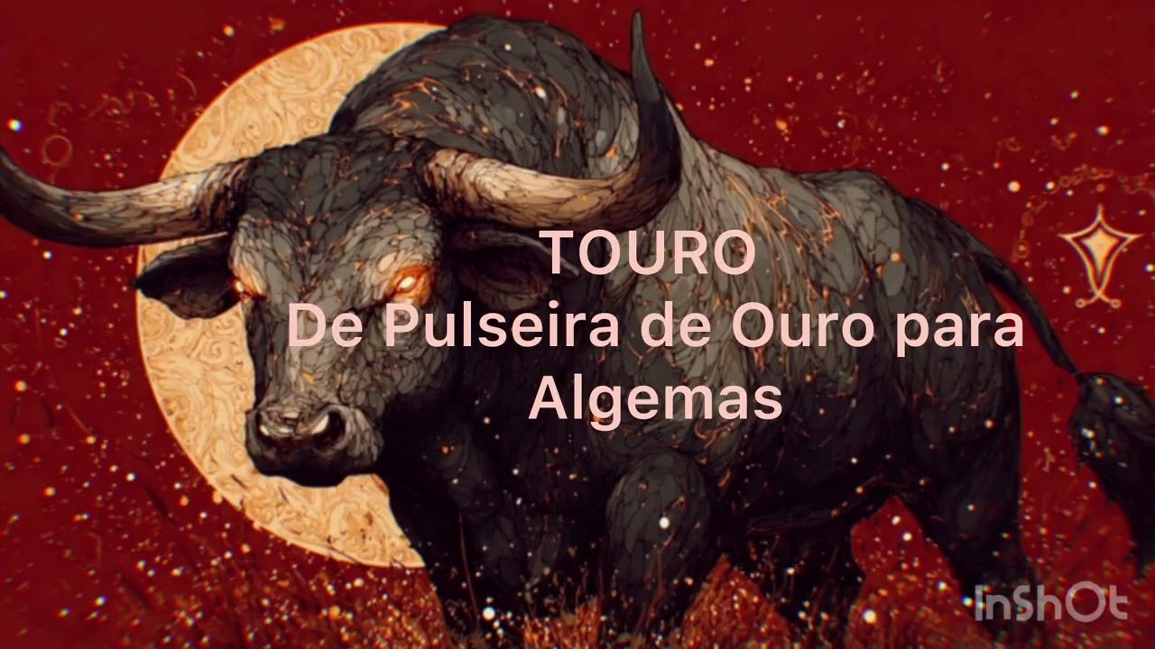 Touro - De Pulseira De Ouro para Algemas 