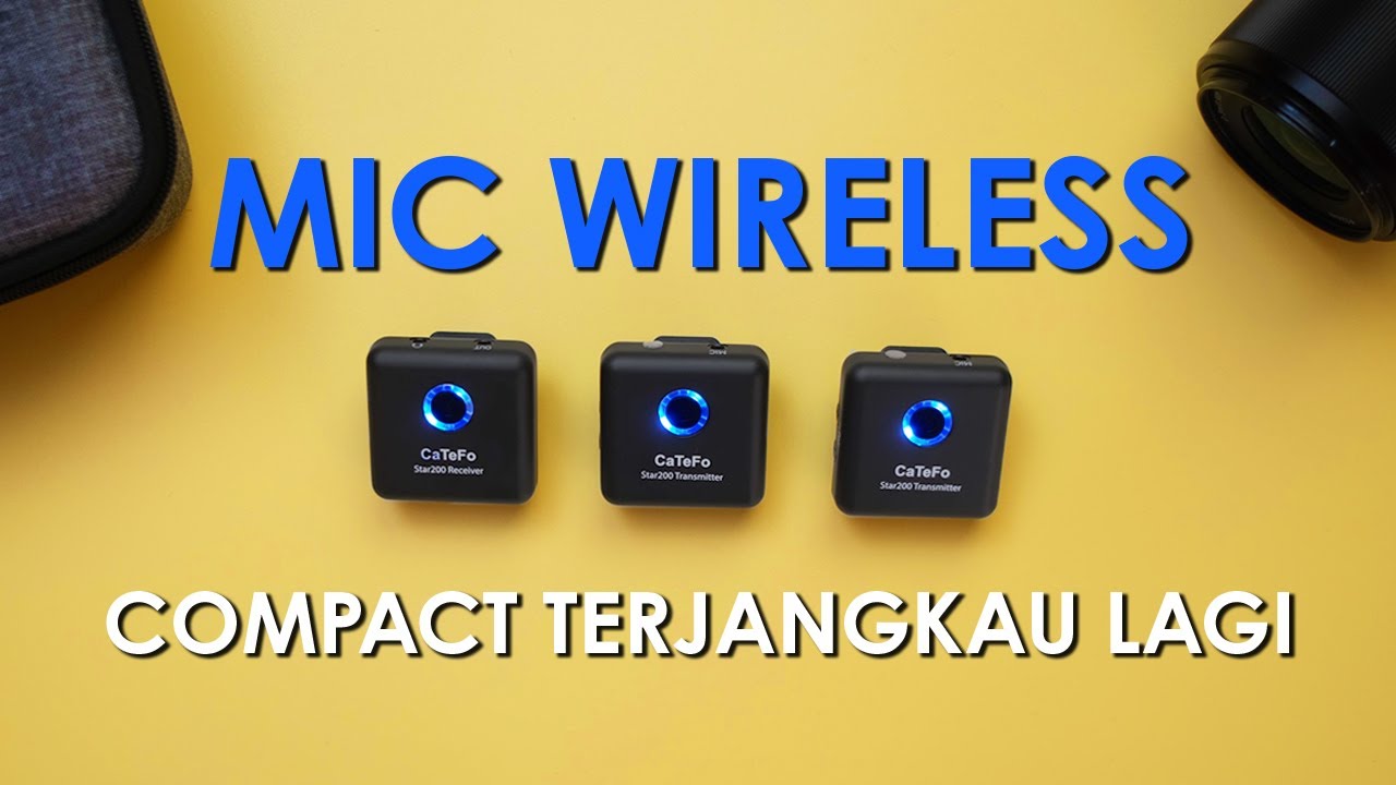 Bikin Produksi Makin Simpel Dan Terjangkau | Wireless Clip On Mic CaTeFo Star200 T2