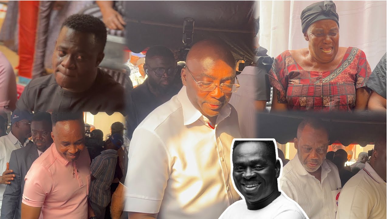 Dr Bawumia, Napo & Great Ampong Storm Yaw Sarpong Family House 