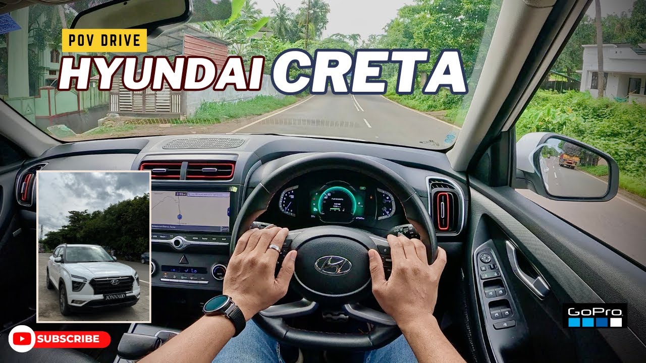 HYUNDAI CRETA 1.5 SX(O) PETROL AUTOMATIC | POV Drive | Luxury compact SUV | Narrow road | Jonnxoo