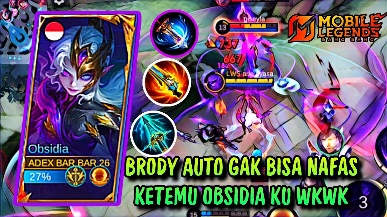 OBSIDIA BEST BUILD TERSAKIT 2026 SI BRODY AUTO KENA MENTAL INI | OBSIDIA MLBB | MOBILE LEGEND