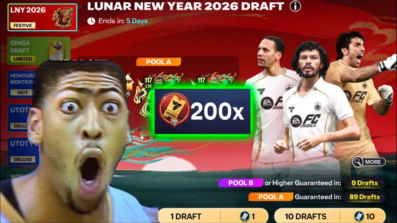 New Event Lunar New Year is Here + Honorable Mentions Pack Opening! #fcmobile