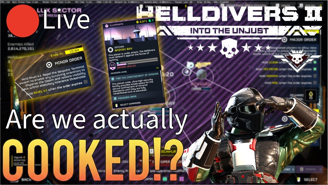 Helldivers 2 | Are we cooked!? Minor orders plus losing access to Illuminate targets! Super Helldive