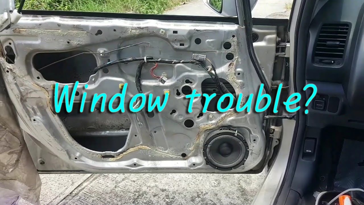 How to change honda car window regulator ( City/ Fit/ Jazz/ replace/ repair/ disassemble)혼다 차 윈도우 수리