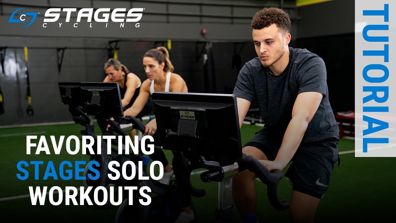 How to favorite a Stages Solo workout