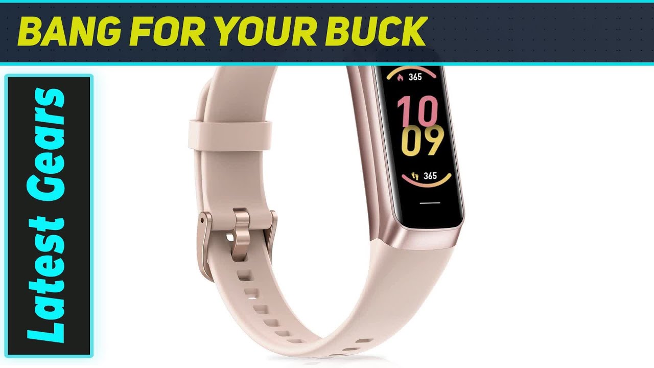 Amazing Fitness Tracker with AMOLED, HR, BP & Long Battery!