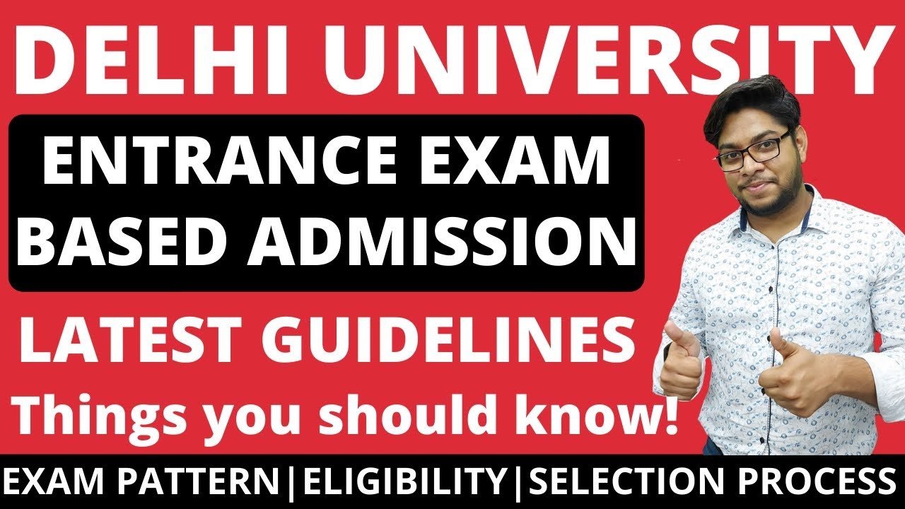 Delhi University Admission Guidelines DU JAT Exam pattern Syllabus Admission process complete detail