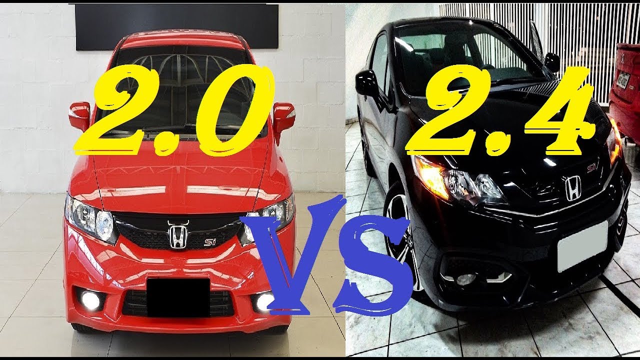 Civic Si 2.0 Vs Civic Si 2.4 - PARTE 1
