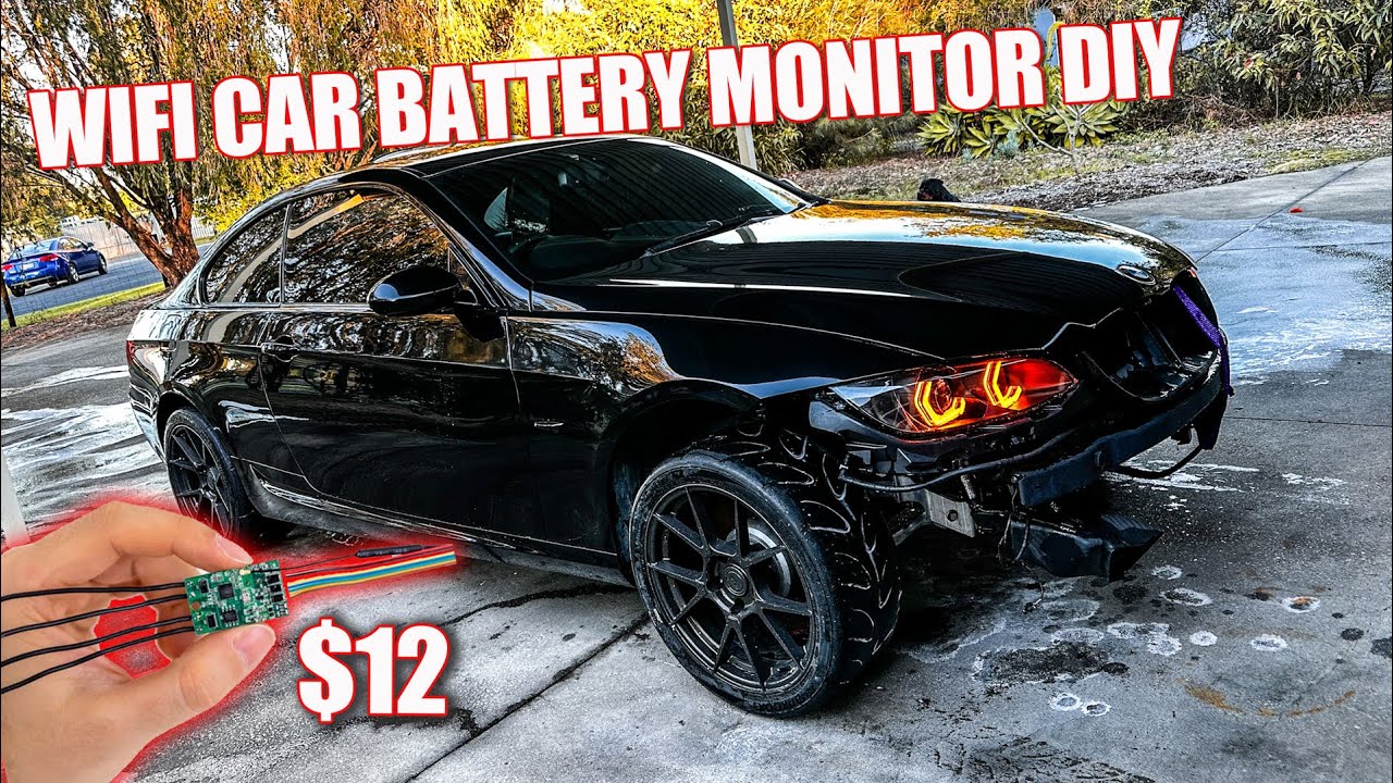 Wifi Car Battery Monitor With Shelly UNi for Only $12