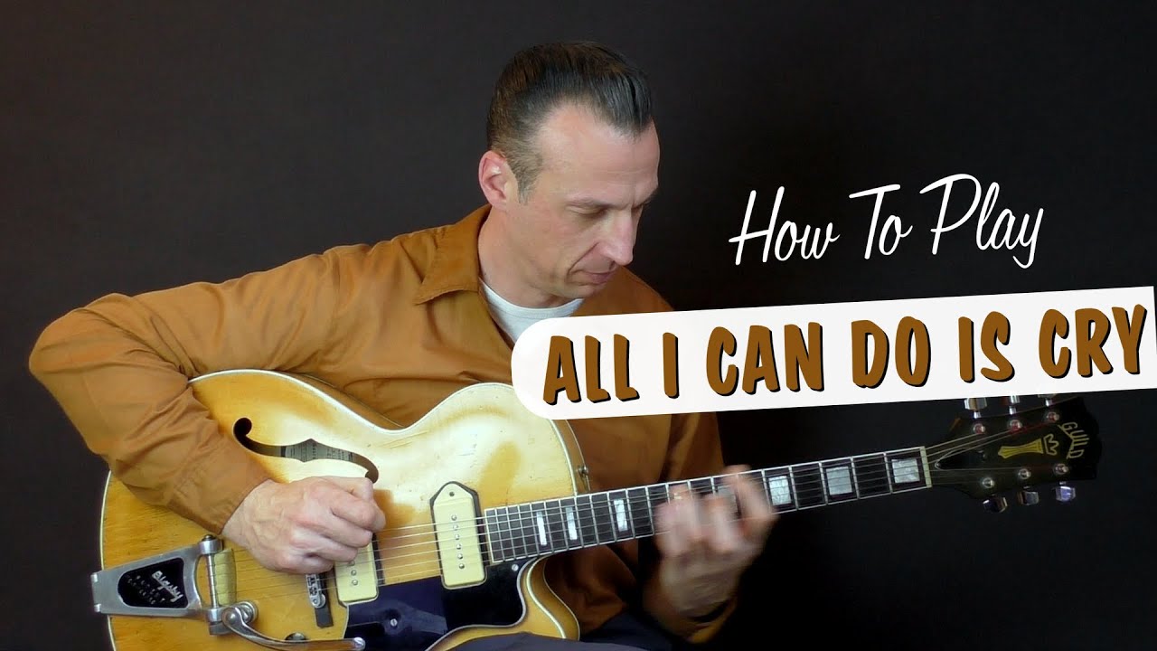 Rockabilly Guitar Lesson - All I Can Do Is Cry by Wayne Walker