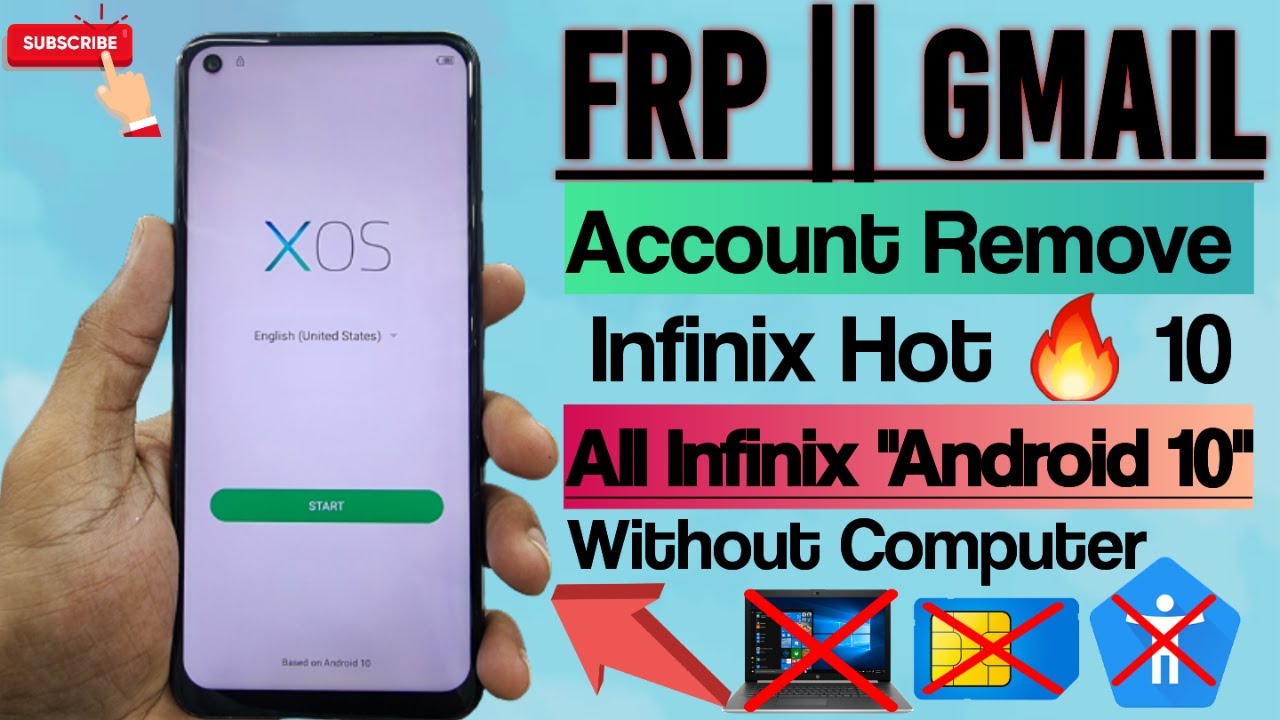 Infinix Hot 10 FRP Bypass / All Infinix Android 10 FRP Bypass Without Computer