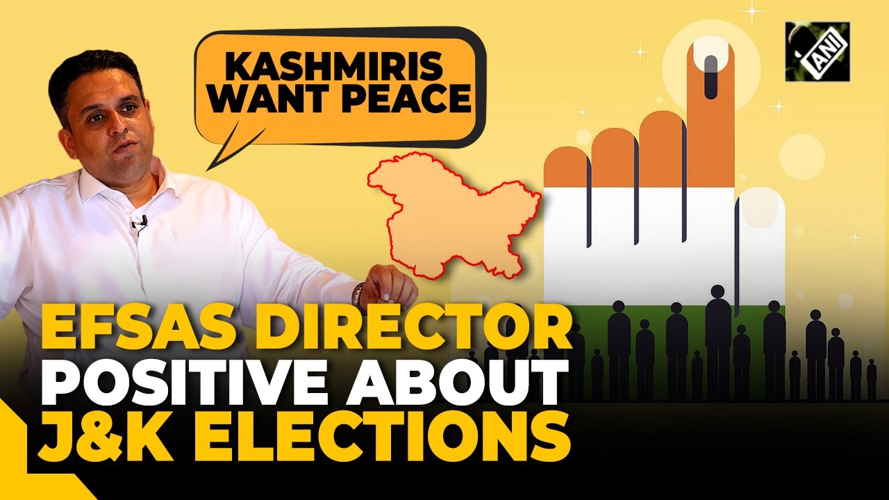 &ldquo;Kashmiris want peace&hellip;&rdquo; EFSAS&rsquo;s Director highlights enthusiasm in Kashmir ahead of Assembly polls