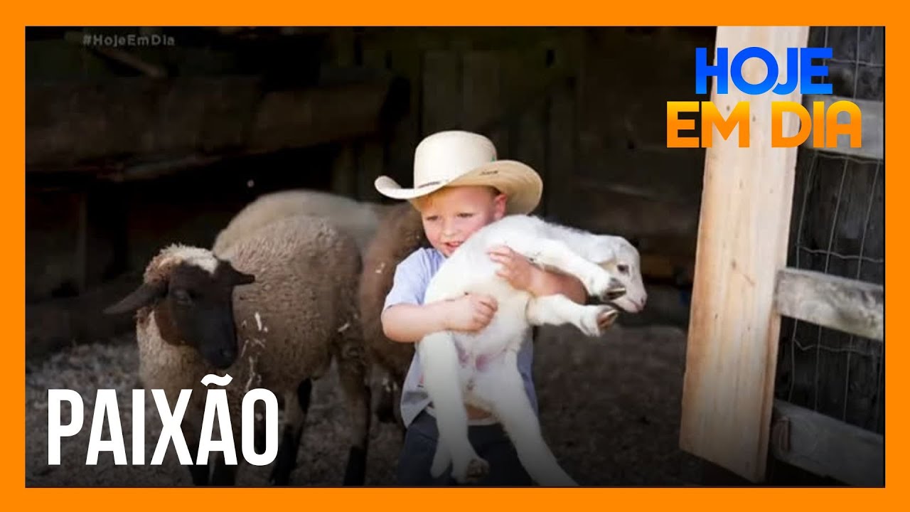 Personagens do Brasil: Menino de 2 anos apaixonado por animais viraliza na web
