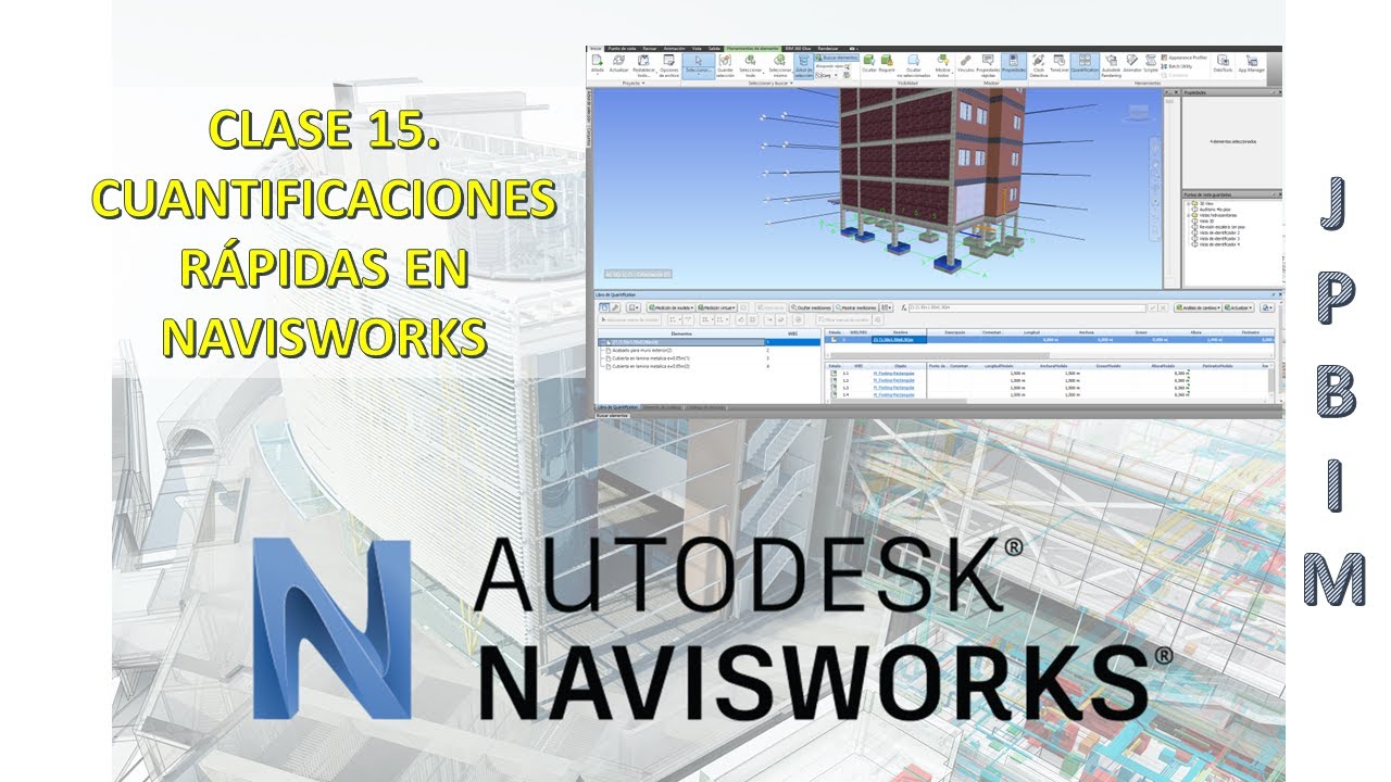 Clase 15. Cuantificaciones rápidas en Navisworks (CURSO NAVISWORKS)