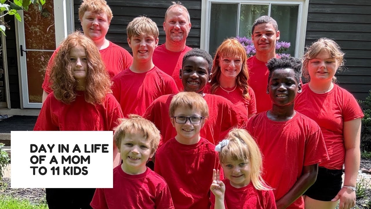 DAY IN A LIFE OF A MOM TO 11 KIDS