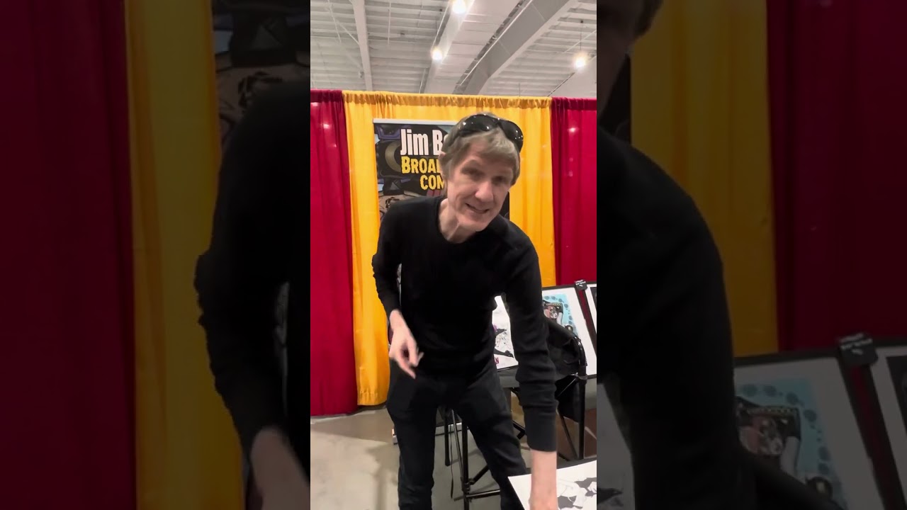 Jim Balent artist from Catwoman fame from Terrific Con .The most generous man in the room