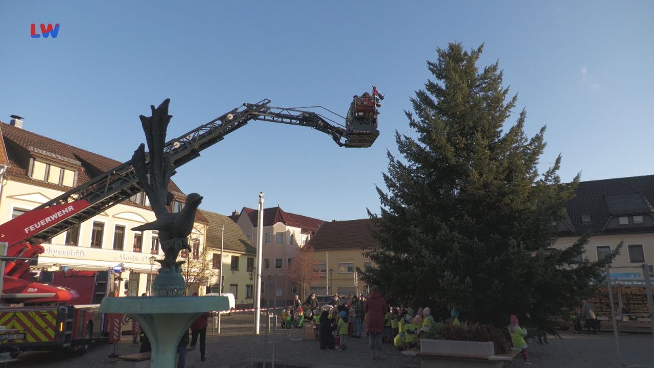 Elsterwerda: Weihnachtsbaumschm&uuml;cken auf dem Marktplatz - LAUSITZWELLE