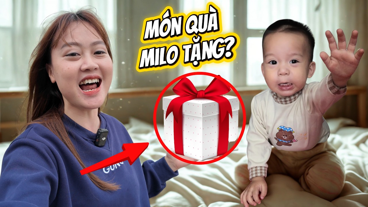 Bất Ngờ Trước Món Quà Mio Tặng Cô Hà Hí Khiến Cả Nhà Cười Nghiêng Ngả - Món Quà Milo Tặng Là Gì?