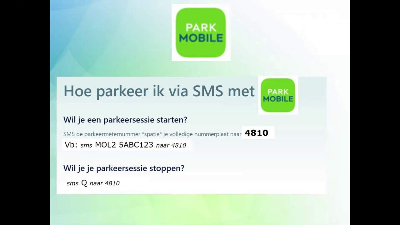 Presentatie app parkeren