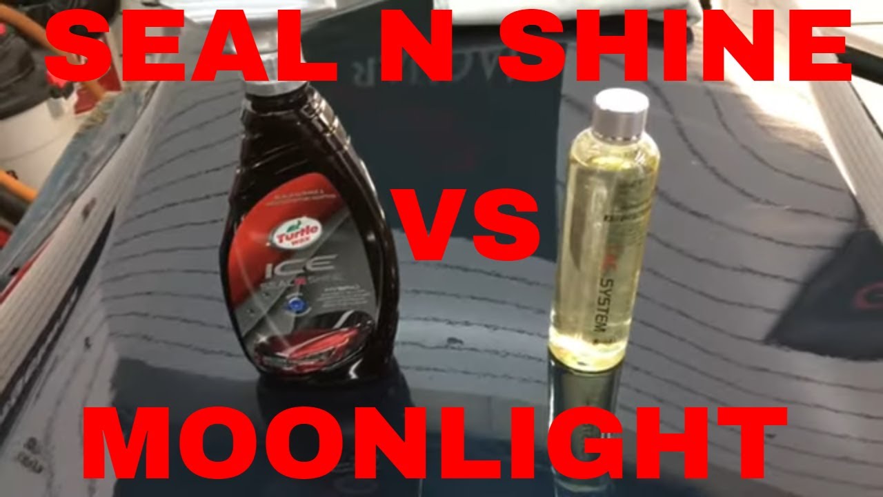Turtle Wax ICE Seal N Shine VERSUS TAC Moonlight!!! A Heavyweight Match up!!