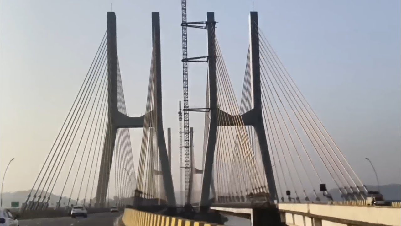 Amazing Bridge on river Mandovi// Atal Setu Panaji//(Goa)