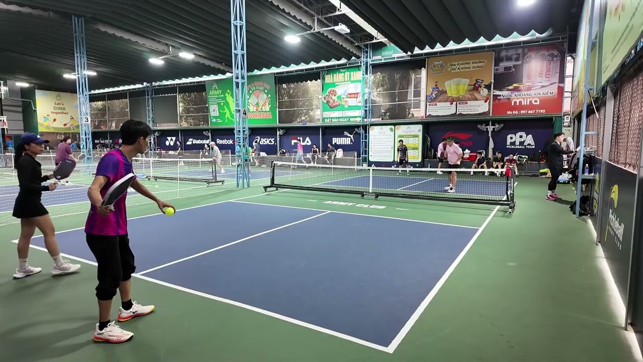 Hoàng/ Linh vs Trung/ Duy - Sân Army - 7/2/2026