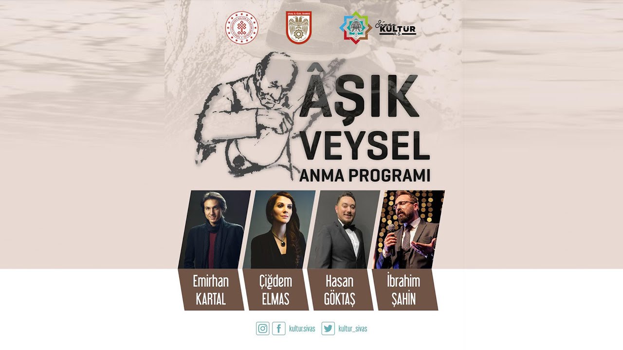 📡 #CANLIAşık Veysel Anma Programı 🪕Büyük Halk Ozanı Aşık Veysel Şatıroğlu Ölümünün 49. Yıl Dönümü