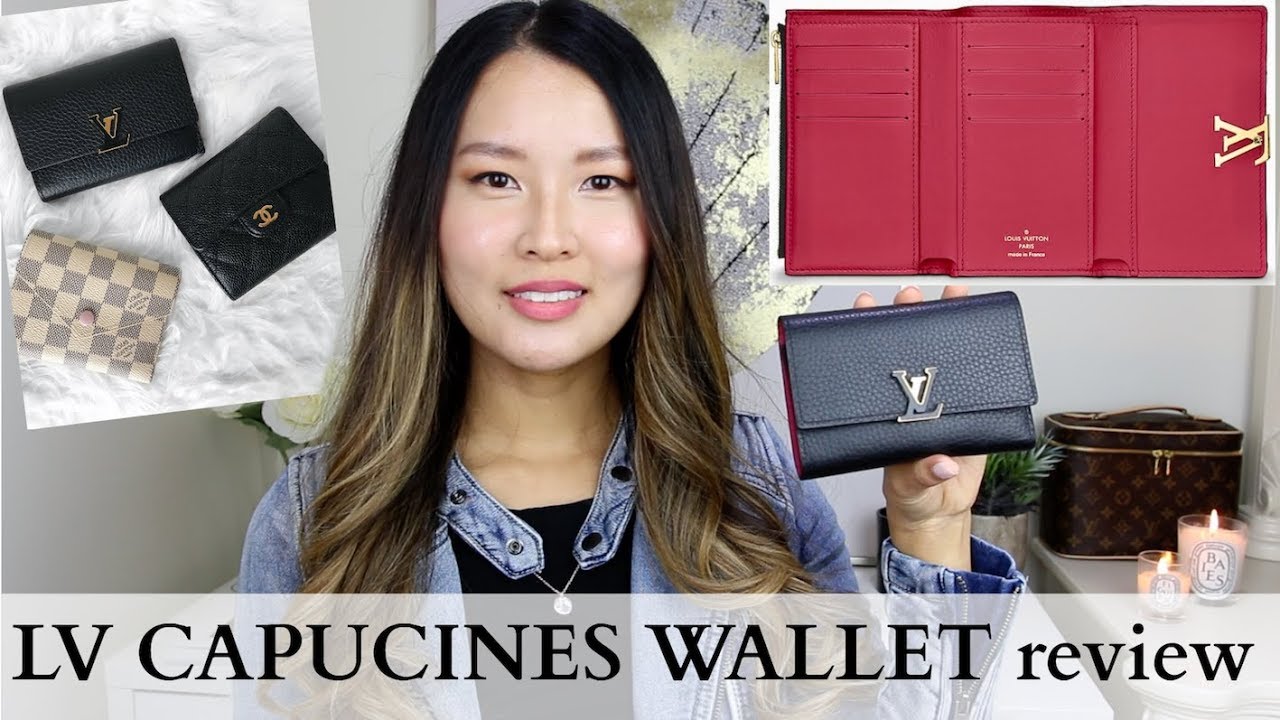 Louis Vuitton Capucines wallet review 2018 | Comparison w Victorine wallet, Chanel small wallet