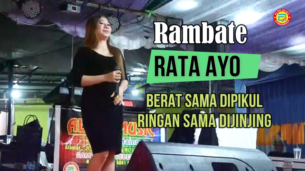 RAMBATE RATA HAYO Berat Sama dipikul Ringan Sama dijinjing _Cipt :Rhoma Irama | Alink Musik