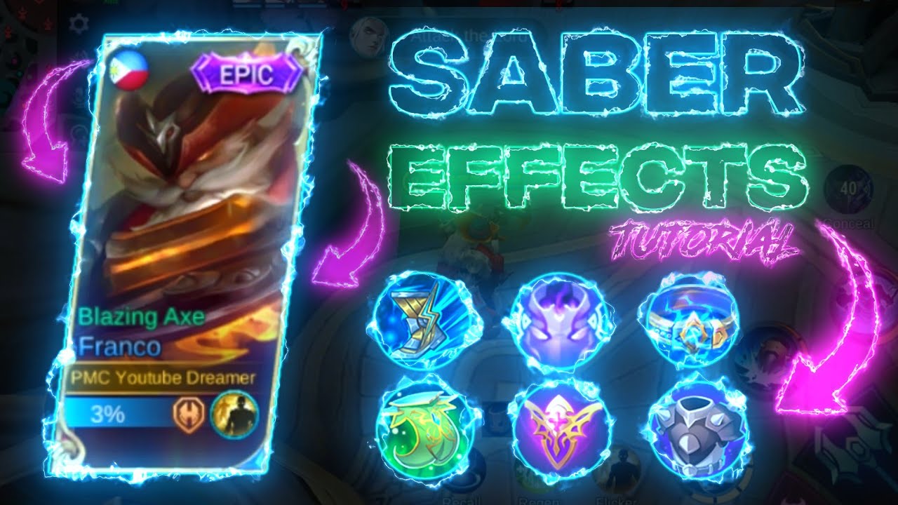 HOW TO MAKE SABER EFFECTS-THUMBNAIL TUTORIAL